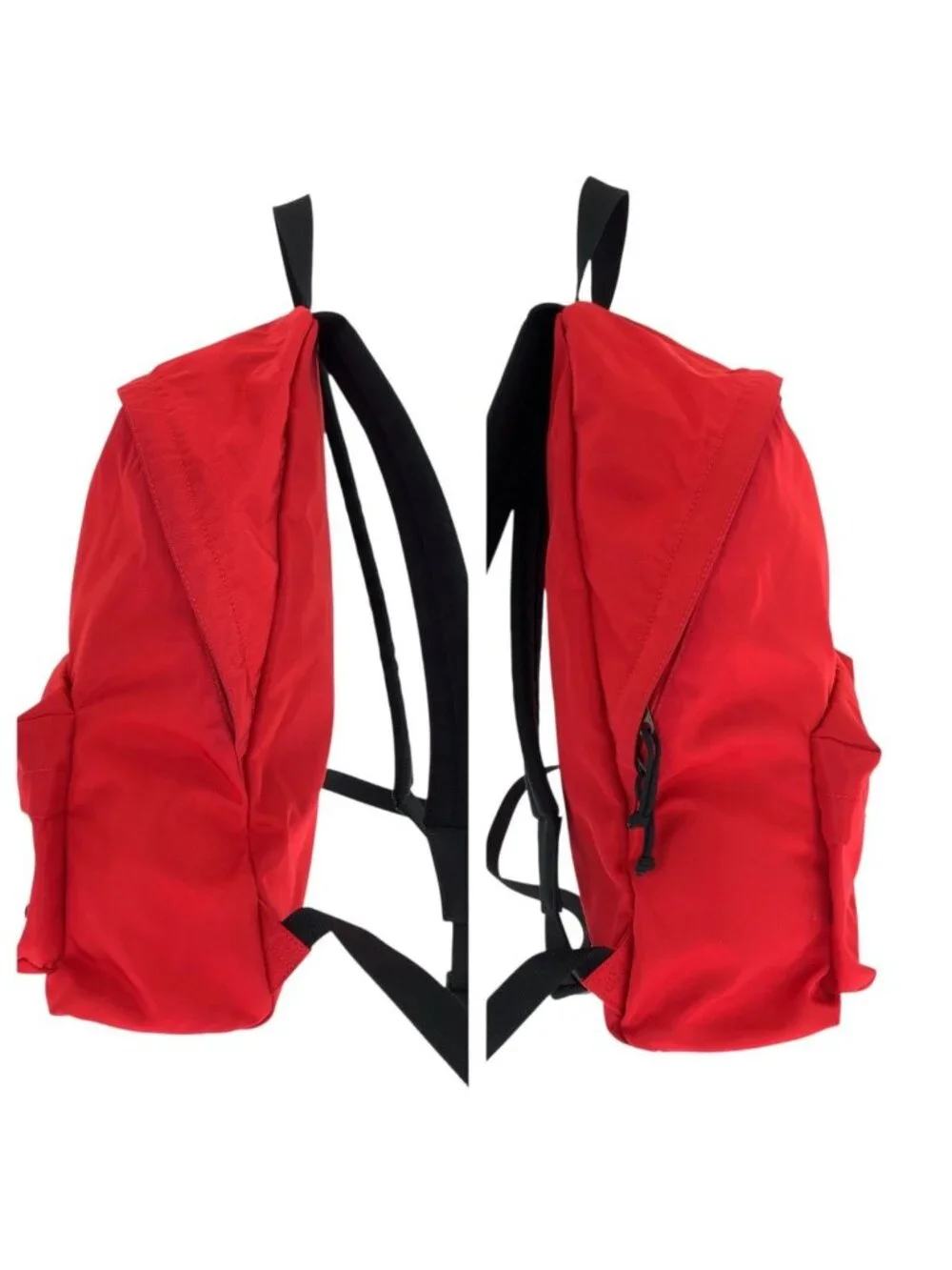 Balenciaga Explorer Red Black Canvas Backpack
